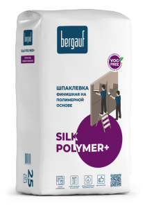Bergauf Silk Polymer 5 и 25 кг белая полимерная шпаклевка для тонкослойного выравнивания стен и потолков в сухих помещениях