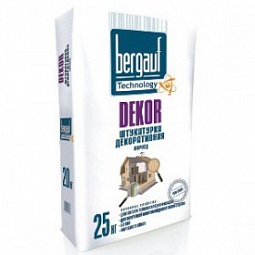 Декоративная штукатурка Bergauf DECOR короед/ DECOR короед зима