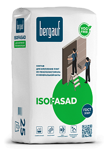 Bergauf Isofasad 25 кг клей для плит из пенополистирола